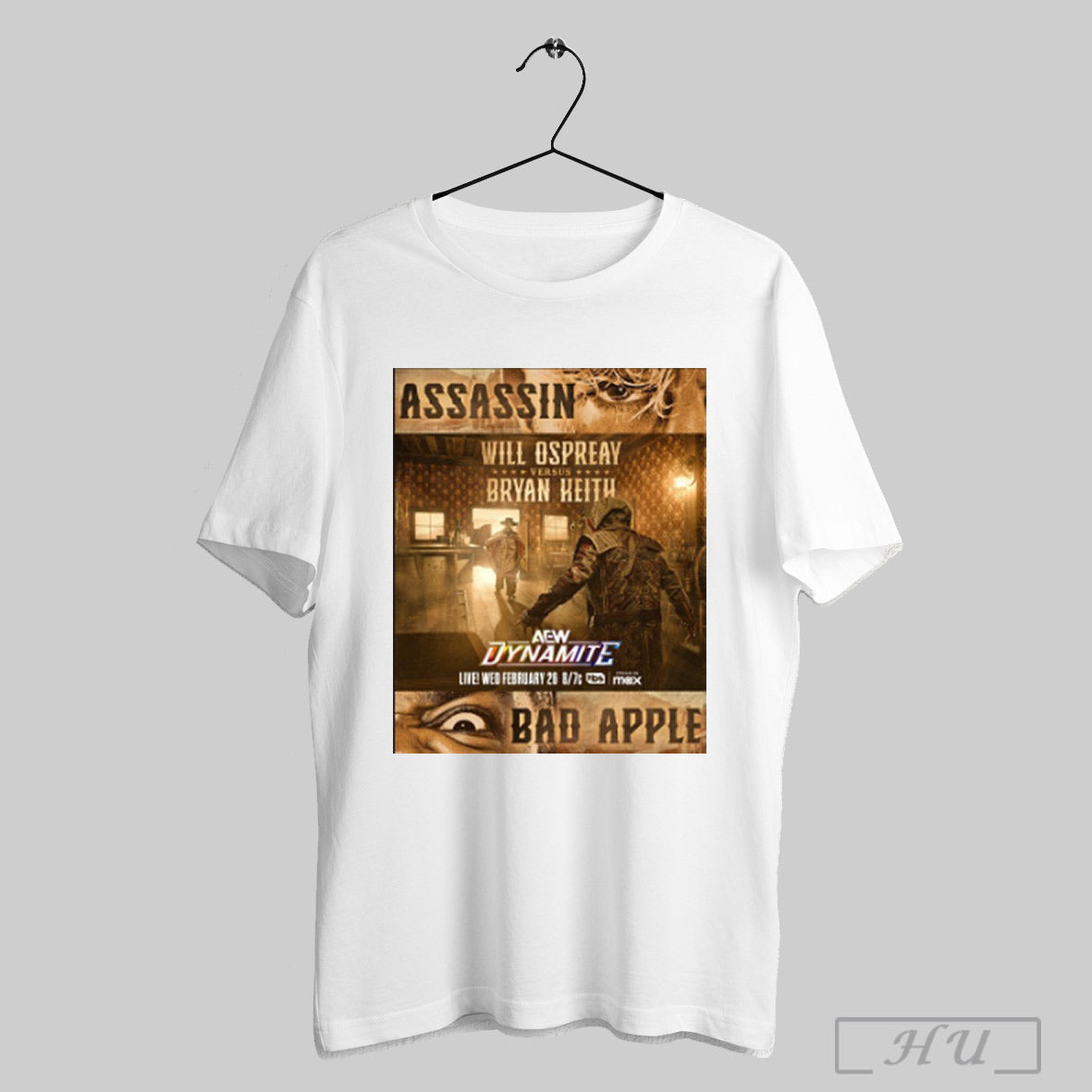 Trendy Aew Dynamite Assassin Will Ospreay Vs Bryan Heith Wednesday April 26 2025 Bad Apple San Diego Ca Poster T Shirt Sweatshirt
