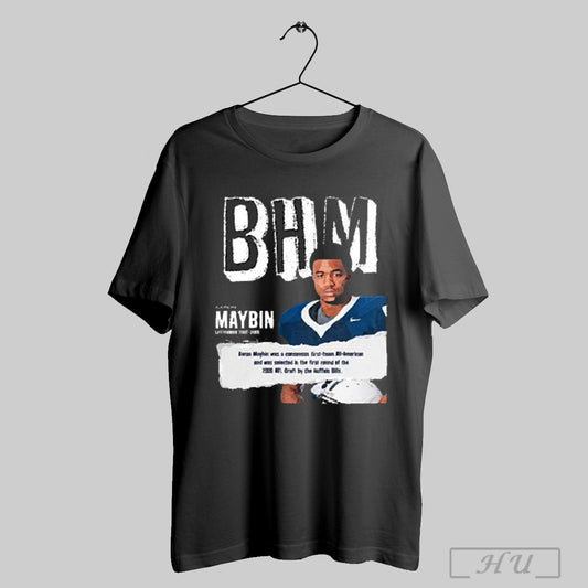 Trendy Aaron Maybin Litterman First Team All American And First Round Of 2009 Nfl Draft By Buffalo Bills Poster 2025 T Shirt Sweatshirt