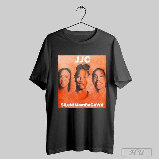 Trendy Aja Wilson Wearing Jackie Young Jewell Loyd And Chelsea Gray Jjc Silentmambagawd Postere T Shirt Sweatshirt
