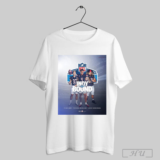 Trendy Arizona Wildcats Football Tyler Loop Tetairoa Mcmillan Jonah Savaiinaea Indy Bound Feb 27 Mar 2 Lucas Oil Stadium Poster T Shirts