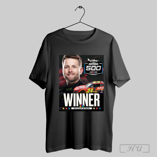 Trendy Back To Back In Nascar Daytona 500 2025 Winner William Byron Nbc Poster T Shirt Sweatshirt