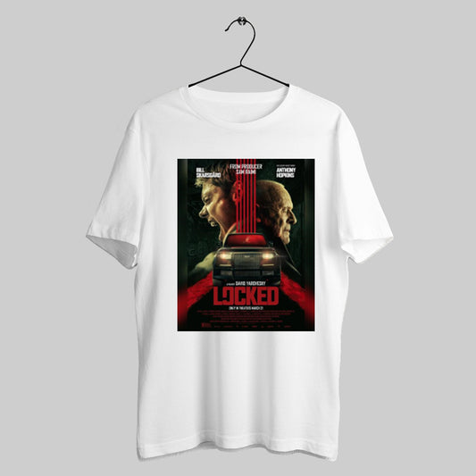 Trendy Bill Skarsgard From Producer Sam Raimi And Anthony Hopkins A Film By David Yarovesky Locked Only In Theaters March 21 2025 Poster T Shirts