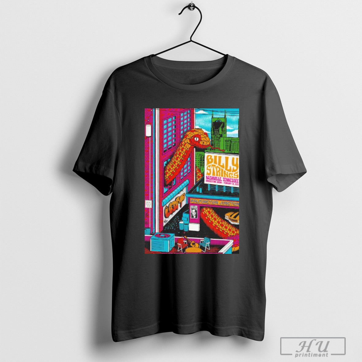 Trendy Billy Strings Nashville Feb 28 2025 Bridgestone Arena Show Poster Merch T Shirt