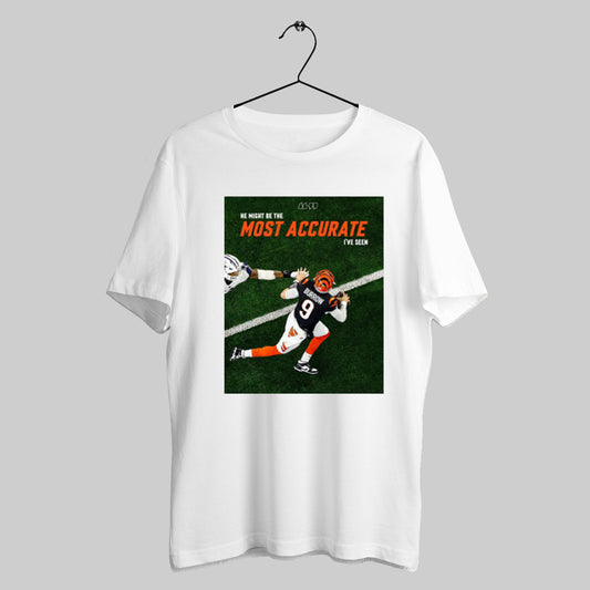 Trendy Cincinnati Bengals He Might Be The Most Accurate Ive Seen Hof Dick Lebeau Talks About Joe Burrow Poster T Shirts
