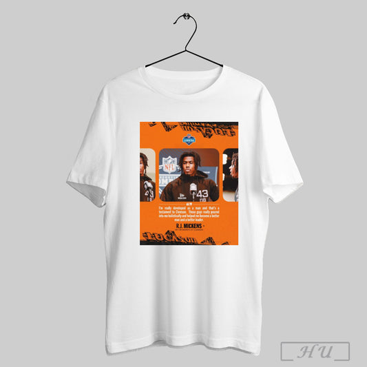 Trendy Clemson Tigers Football R J Mickens Im Really Developed As A Man And Thats A Testament To Clemson Nfl Combine Poster T Shirt Sweatshirt