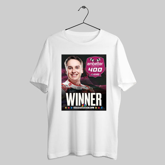 Trendy Congratulations Christopher Bell Winner At Atlanta Motor Speedway Ambetter Health 400 Poster T Shirts