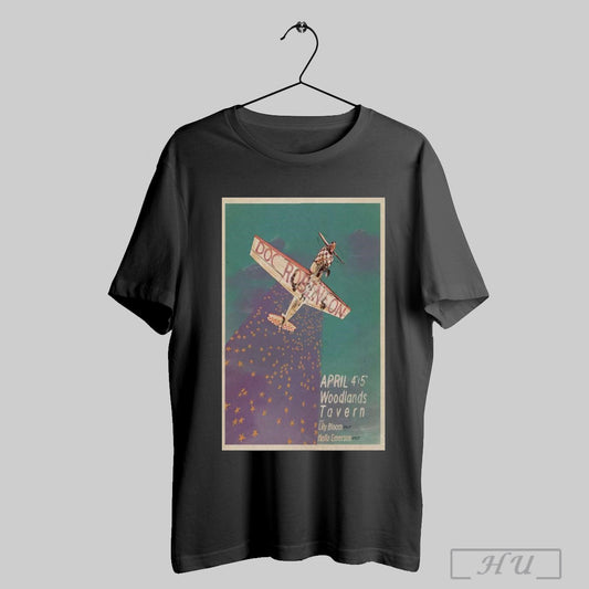 Trendy Doc Robinson Woodlands Tavern In Columbus Oh April 4 5 2025 Tour With Lily Bloom And Hello Emerson Poster T Shirt Sweatshirt