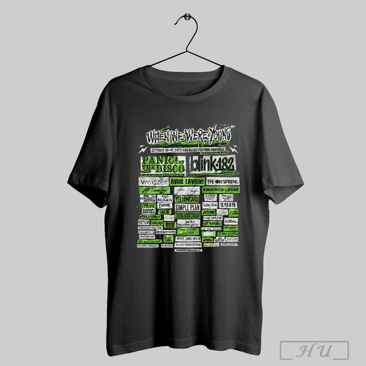 Trendy Funny When We Were Young Festival 2025 Day 2 At Las Vegas Festival Grounds On October 19 2025 Poster Line Up Two Sided Unisex Shirts Sweatshirt
