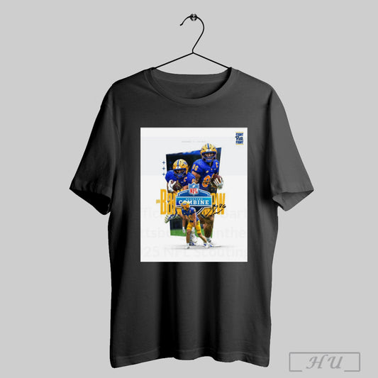 Trendy Gavin Bartholomew Pittsburgh Panthers Football 2025 Nfl Scouting Combine Fight Pitt Fight Signature Poster T Shirt Sweatshirt