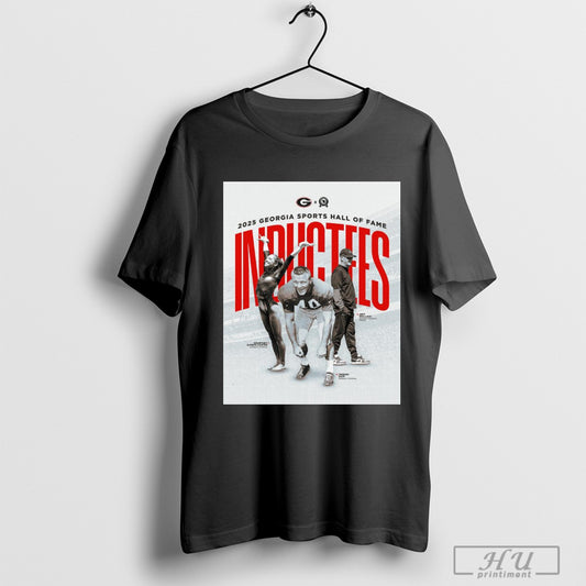 Trendy Georgia Football Theron Sapp Courtney Kupets Carter And Jeff Wallace 2025 Georgia Sports Hall Of Fame Inductees Poster T Shirts