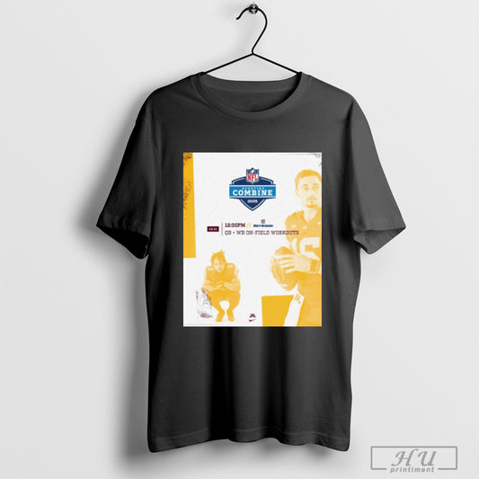 Trendy Gopher Football Daniel Jackson And Max Brosmer Qb Wr On Field Workouts Nfl Scouting Combine 2025 Poster T Shirt