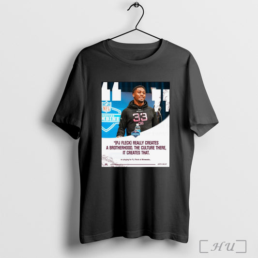 Trendy Gopher Football Justin Walley Pj Fleck Really Creates A Brotherhood The Culture There It Creates That Nfl Combine Poster T Shirt