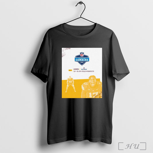 Trendy Minnesota Golden Gopher Football Nfl Scouting Combine 2025 Cody Lindenberg And Masta Joyner Lb Dl On Field Workouts Poster T Shirt