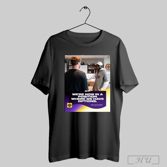 Trendy Minnesota Vikings Were Now In A Position Where We Have Options Kwesi Adofo Mensah On The Qb Situation Poster T Shirt Sweatshirt