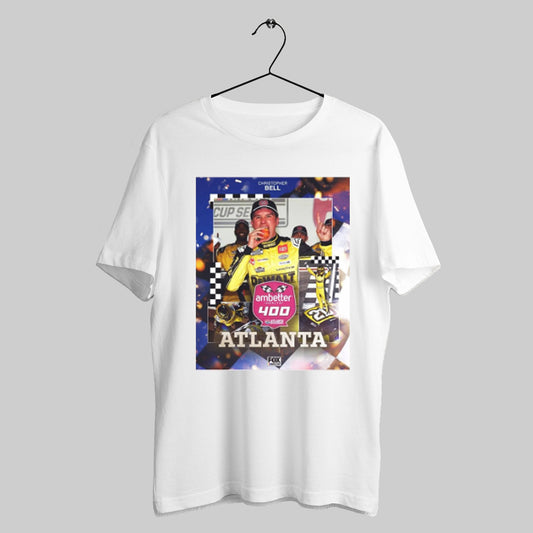 Trendy Nascar Christopher First Career Win On A Drafting Track At Atlanta Motor Speedway Ambetter Health 400 Poster T Shirts