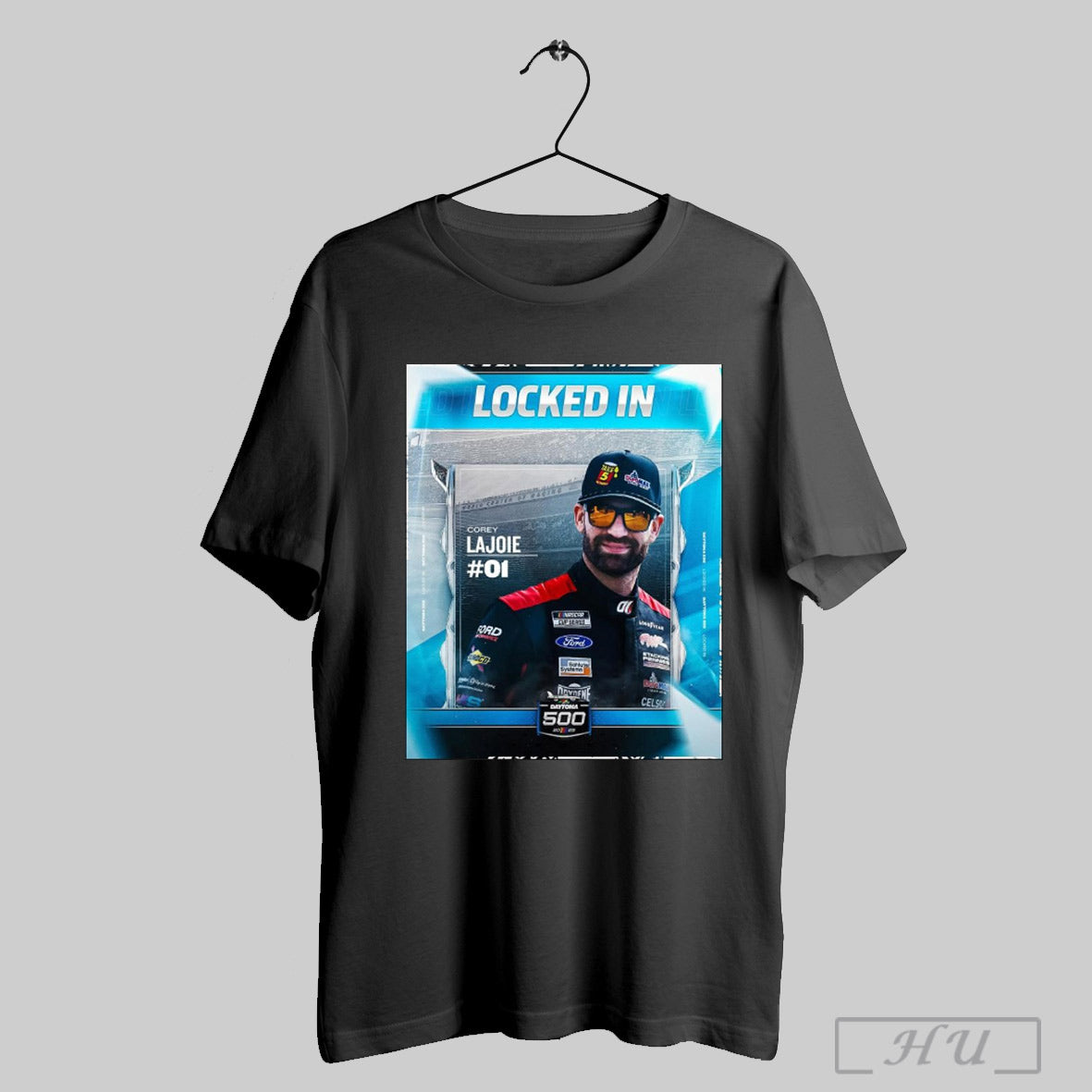 Trendy Nascar Locked In Carey Lajoie 01 Into The Daytona 500 2025 Poster T Shirt