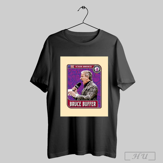 Trendy Octagon Announcer Bruce Buffer Brain Damage Creative Lucky Devil Ufc Trading Card Poster T Shirts