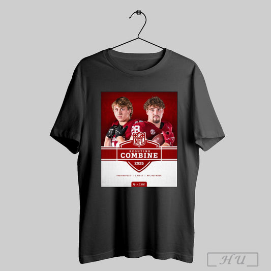 Trendy Oklahoma Sooners Football 2025 Nfl Scouting Combine Ethan Downs Danny Stutsman Indianapolis Poster T Shirt