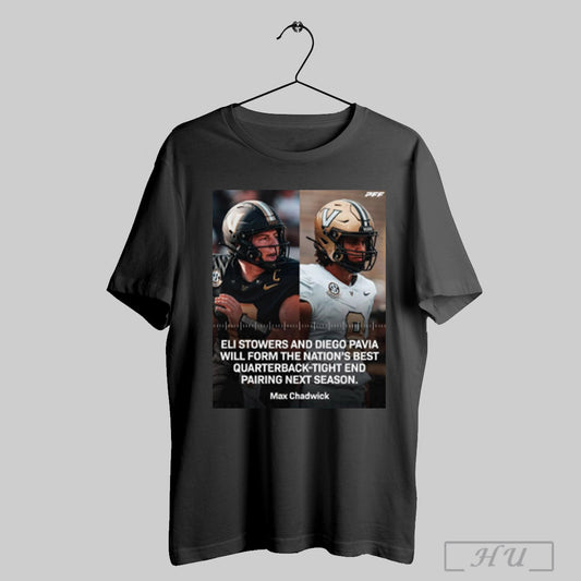 Trendy Pff College Eli Stowers And Diego Pavia Will Form The Nations Best Quarterback Tight End Pairing Next Season Poster T Shirt Sweatshirt