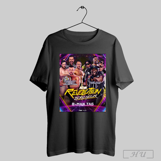 Trendy Poster Aew Revolution Zero Hour Daniel Garcia Adam Cole Vs Shane Taylor Promotions March 9 2025 T Shirt Sweatshirt