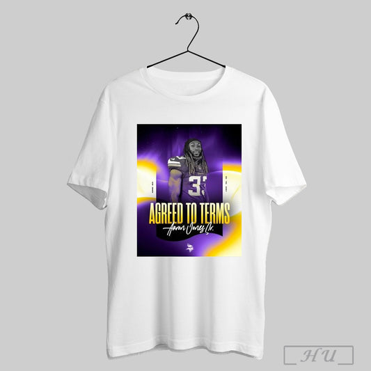 Trendy Poster Aaron Jones Has Agreed To Terms Minnesota Vikings Football Nfl 2025 Free Agency T Shirt Sweatshirt