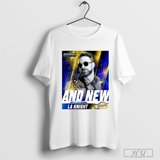 Trendy Poster And New United States Champion La Knight Wwe Smackdown 2025 U S Champ T Shirts