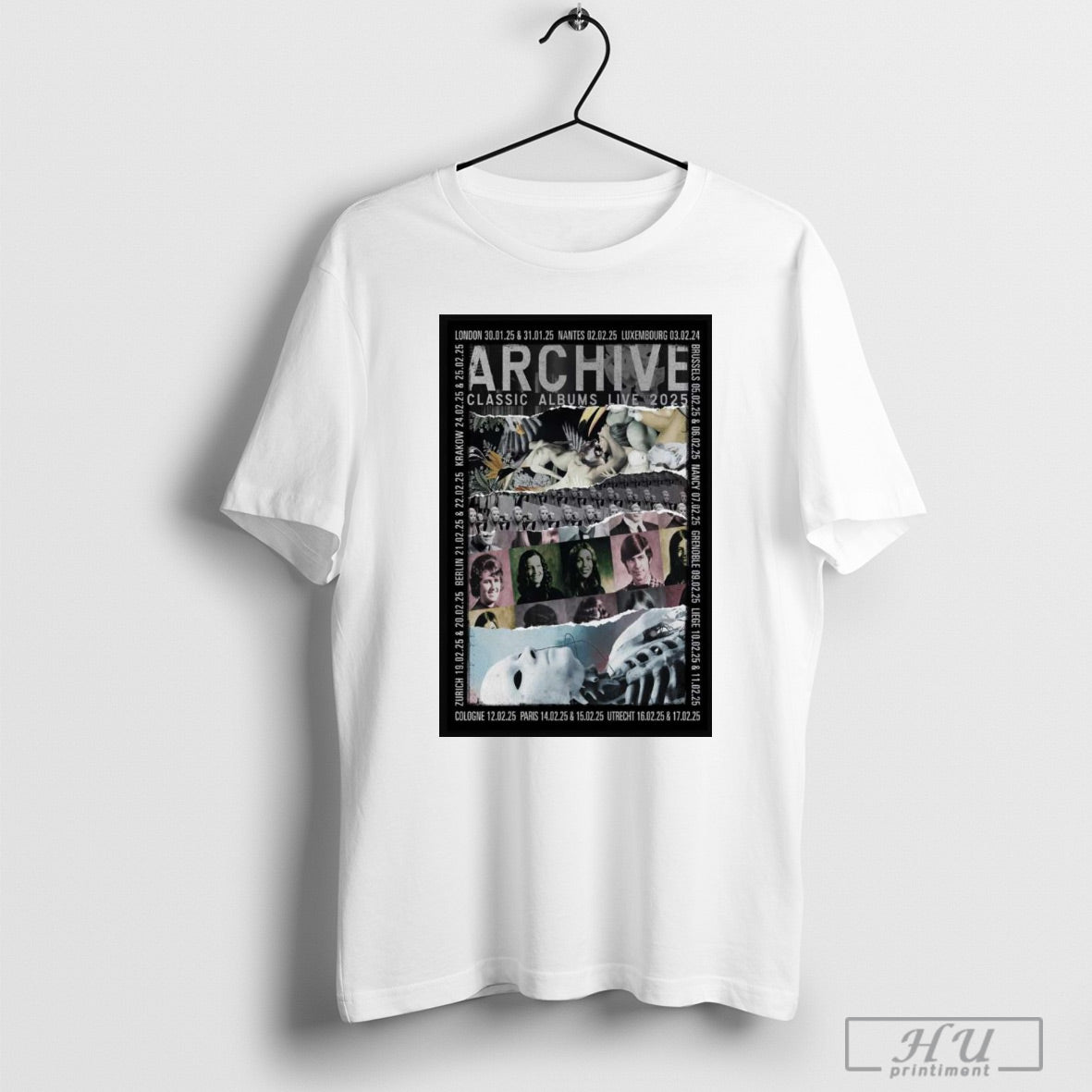 Trendy Poster Archive With Classic Albums Live 2025 London 30 01 25 And 31 01 25 Nantes 02 02 25 Luxembourg 03 02 24 T Shirts Sweatshirt