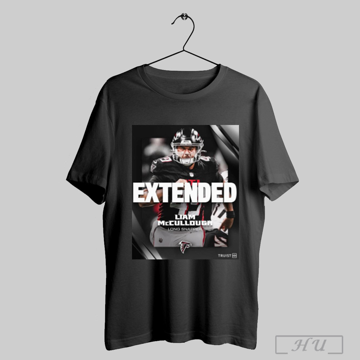 Trendy Poster Atlanta Falcons Football Extended Liam Mccullough Long Snapper Four Year Contract T Shirt Sweatshirt
