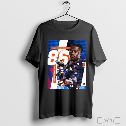 Trendy Poster Auburn Football Eugene Asante Number One Athleticism Score 86 Among Combine Linebackers Signature T Shirt