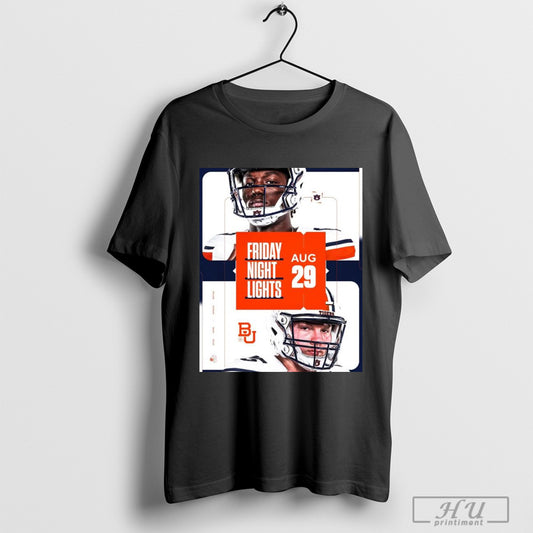 Trendy Poster Auburn Tigers Football Friday Night Lights To Kickoff The 2025 Campaign Waco Texas Aug 29 2025 T Shirts Sweatshirt