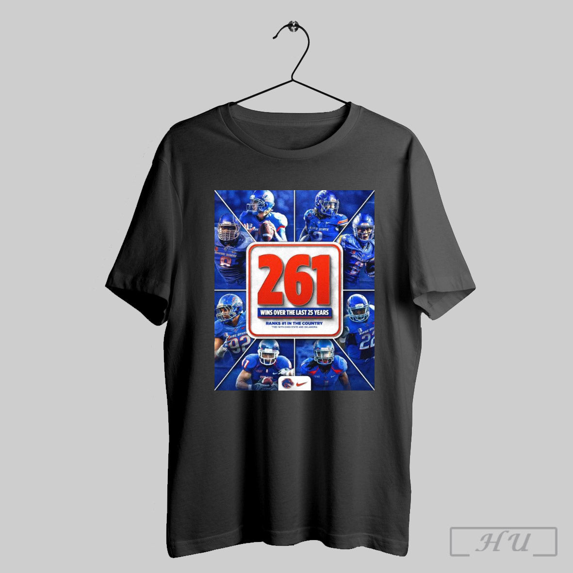 Trendy Poster Boise State Broncos Football 261 Wins Over The Last 25 Years Ranks 1 In The Country T Shirt