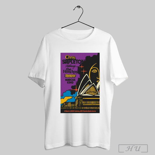 Trendy Poster Chris Stapleton March 4 2025 Sydney Aus Marcus King Qudos Bank Arena T Shirt Sweatshirt