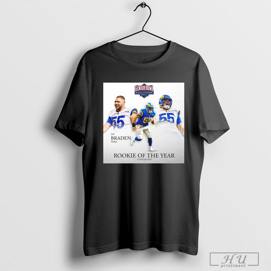 Trendy Poster Congrats Florida State Braden Fiske On Being Named As The Senior Bowl Defensive Rookie Of The Year T Shirts