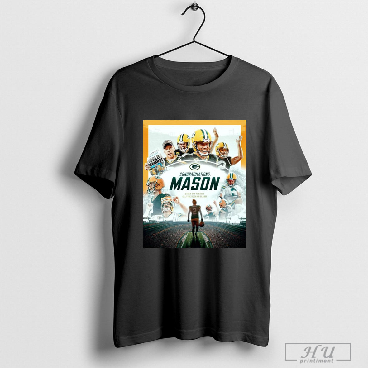 Trendy Poster Congratulations Mason Crosby Green Bay Packers Football Nfl All Time Scoring Leader 2025 T Shirts