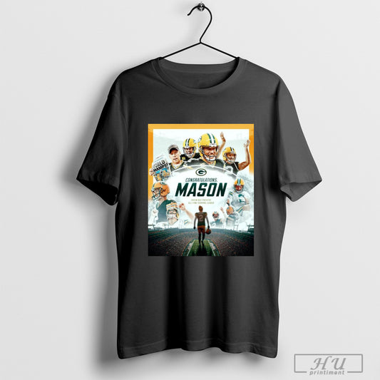 Trendy Poster Congratulations Mason Crosby Green Bay Packers Football Nfl All Time Scoring Leader 2025 T Shirts