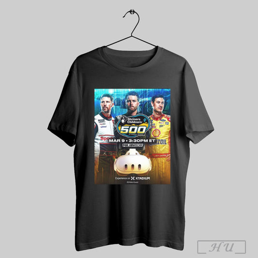 Trendy Poster Denny Hamlin Joey Logano Shriners Childrens 500 At Phoenix Raceway Nascar March 9 2025 T Shirt Sweatshirt