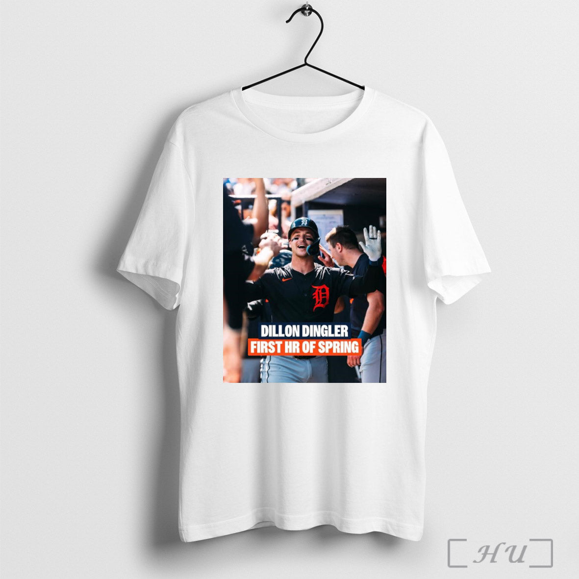 Trendy Poster Detroit Tigers Baseball Mlb First Homer Of Spring Belongs To Dillon Dingler 2025 T Shirt
