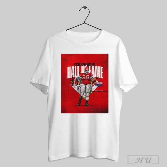 Trendy Poster Georgia Bulldogs Senior Bowl Hall Of Fame 2025 Inductee Geno Atkins Mobile Al T Shirt Sweatshirt
