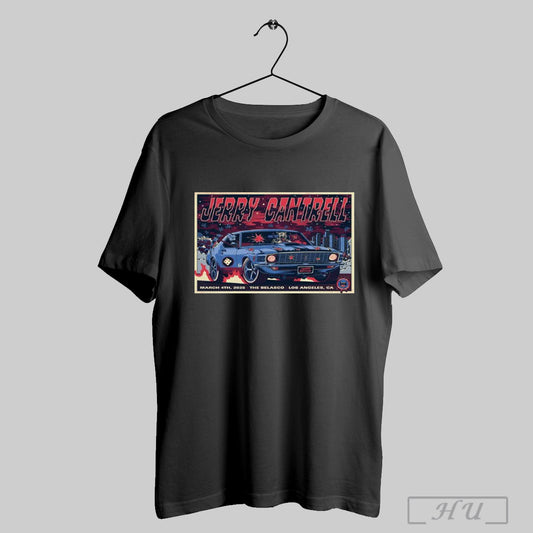 Trendy Poster Jerry Cantrell At The Belasco In Los Angeles Ca On March 4th 2025 Concert Vintage T Shirt Sweatshirt