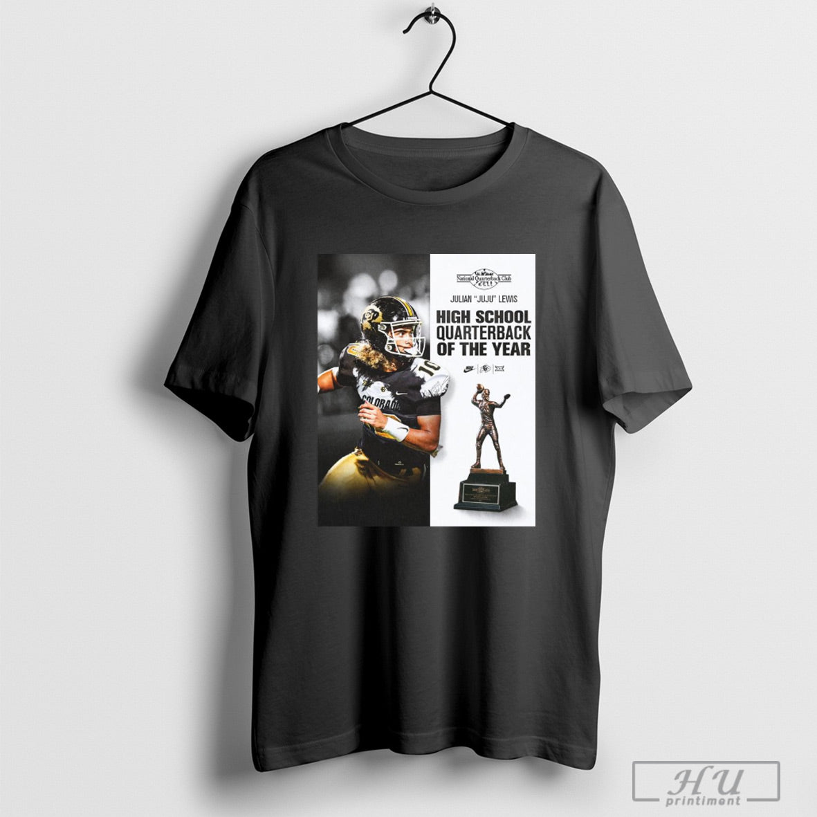 Trendy Poster Julian Ju Ju Lewis Colorado Buffaloes Football High School Quarterback Of The Year 2024 25 T Shirts