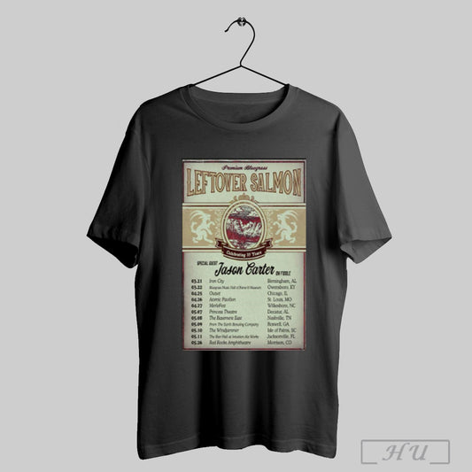 Trendy Poster Leftover Salmon And Jason Carter On Fiddle Spring Tour 2025 T Shirt Sweatshirt