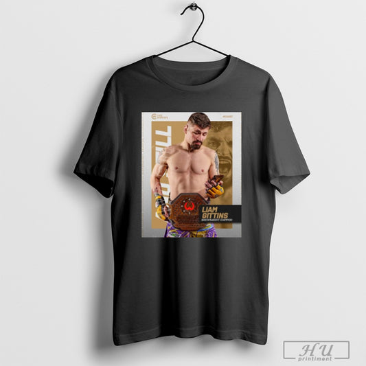 Trendy Poster Liam Nightmare Gittins And Still Bantamweight Champion Fighting Championship Cage Warriors T Shirt Sweatshirt