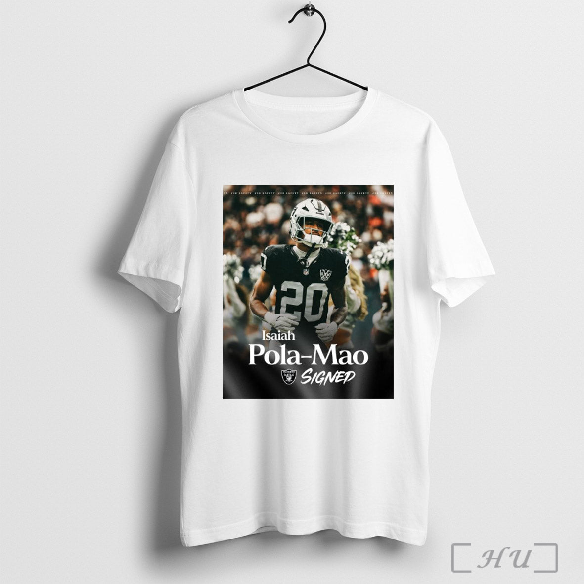 Trendy Poster Locked Down Safety Isaiah Pola Mao Signed Las Vegas Raiders Football Nfl T Shirt