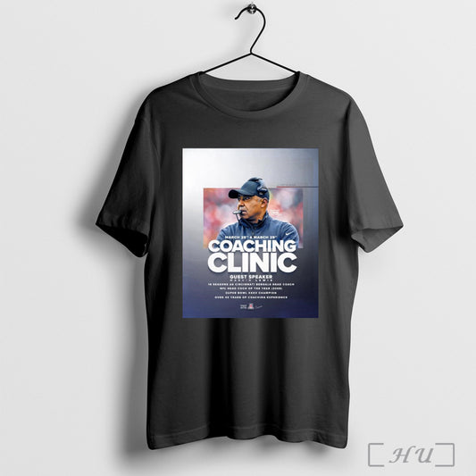 Trendy Poster March 28 29 2025 Coaching Clinic Guest Speaker Marvin Lewis Over 40 Years Of Coaching Experience T Shirt