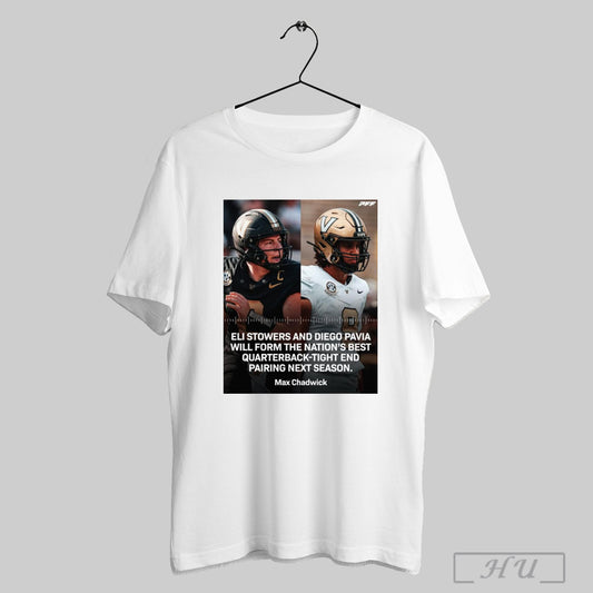 Trendy Poster Max Chadwick Eli Stowers And Diego Pavia Will Form The Nations Best Quarterback Tight End T Shirt Sweatshirt