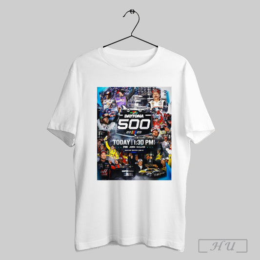 Trendy Poster Nascar Daytona 500 The Biggest Stars On The Biggest Stage February 16 2025 T Shirt Sweatshirt