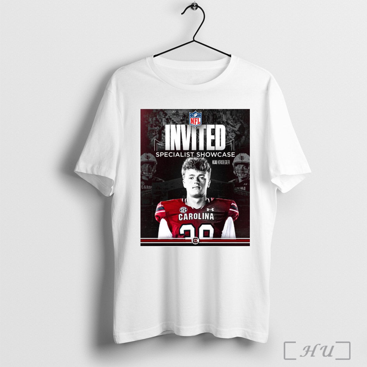Trendy Poster Nfl Invited Specialist Showcase Kai Kroeger South Carolina Gamecocks Football 2025 T Shirt