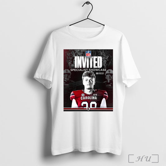 Trendy Poster Nfl Invited Specialist Showcase Kai Kroeger South Carolina Gamecocks Football 2025 T Shirt