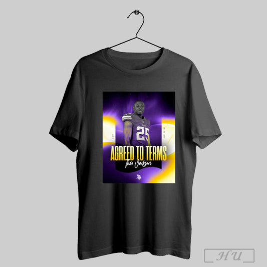 Trendy Poster Nfl Minnesota Vikings Football Agreed To Terms On Extension With Safety Theo Jackson T Shirt Sweatshirt