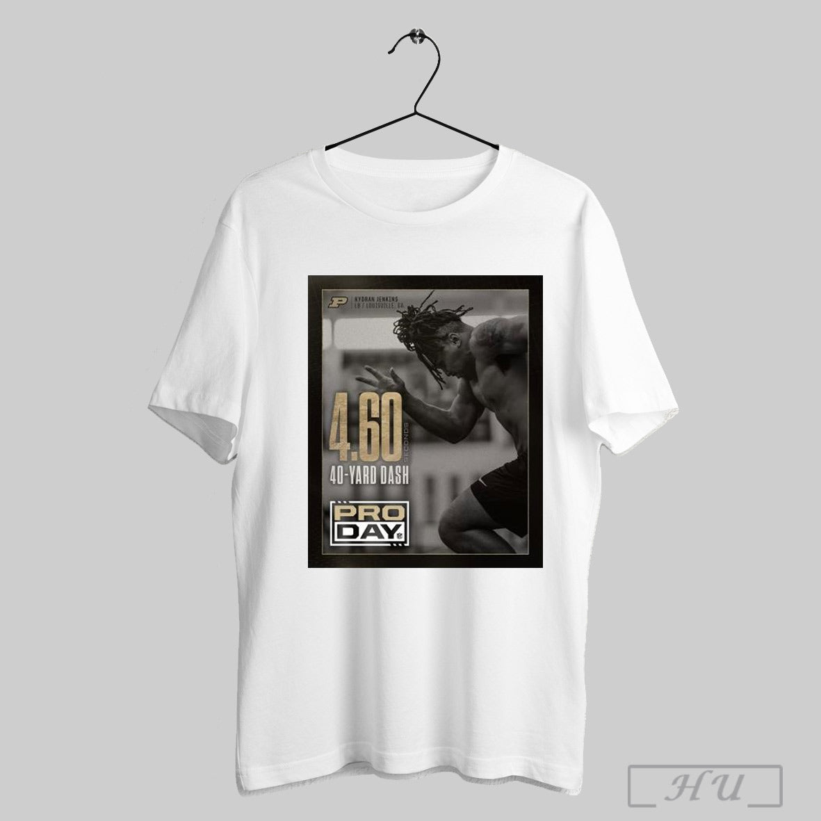 Trendy Poster Purdue Boilermakers Football Strong Pro Day Numbers Kydran Jenkins 4 6 Seconds 40 Yard Dash T Shirt Sweatshirt